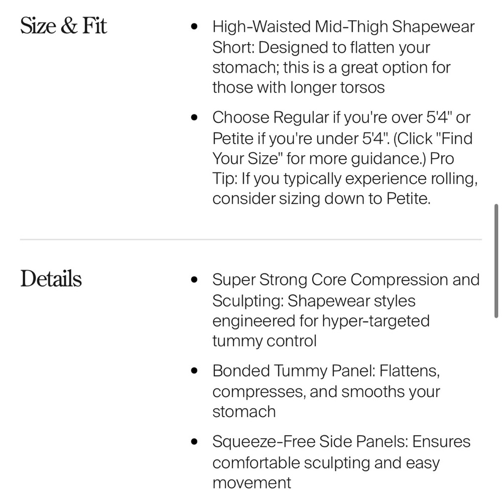 NWT SPANX high-waisted mid-thigh short (size M) - Picture 10 of 10